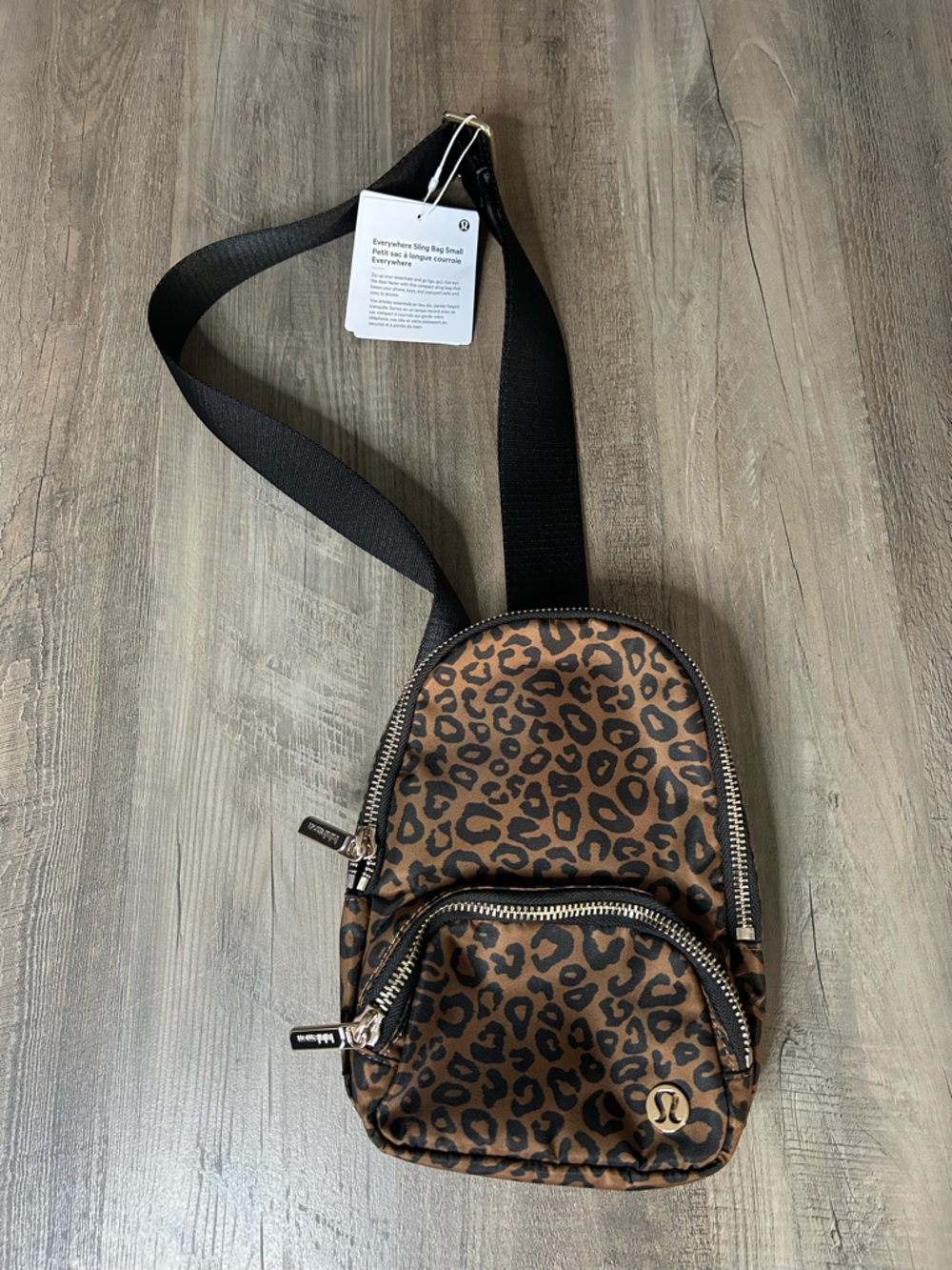 💎🤎 RARE Lululemon Everywhere Sling Bag *Small* Leopard *LPOK🤎